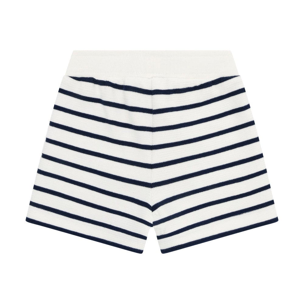 Short bébé sweat rayé En Fant