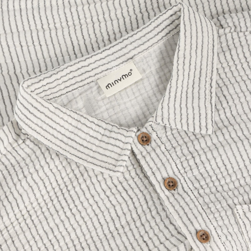 Minymo Chemise à manches courtes - Rayée