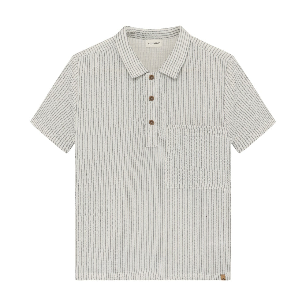 Minymo Chemise à manches courtes - Rayée