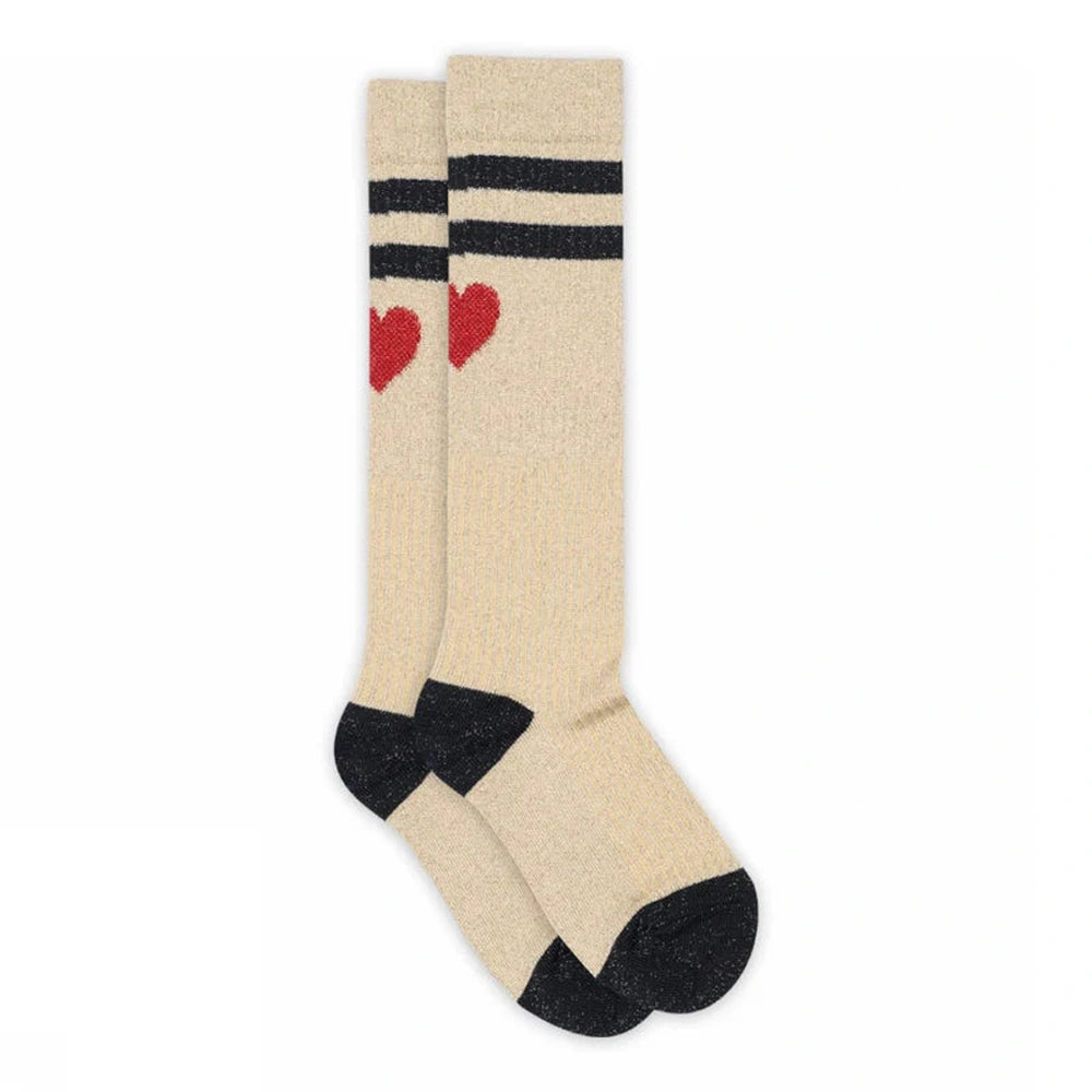 MPkids Elga Chaussettes hautes pailletées jusqu’au genou - Or