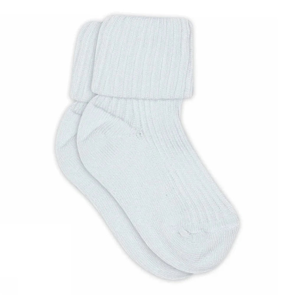 MPkids Chaussettes bébé côtelées en coton - Bleu