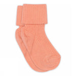 MPkids Chaussettes bébé côtelées en coton - orange