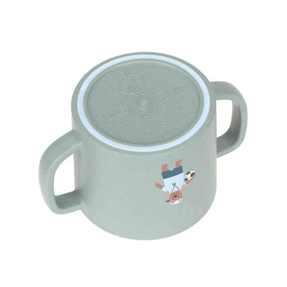 Lässig Gobelet d’apprentissage Sippy Cup PP/Cellulose - Tiny Team Chien