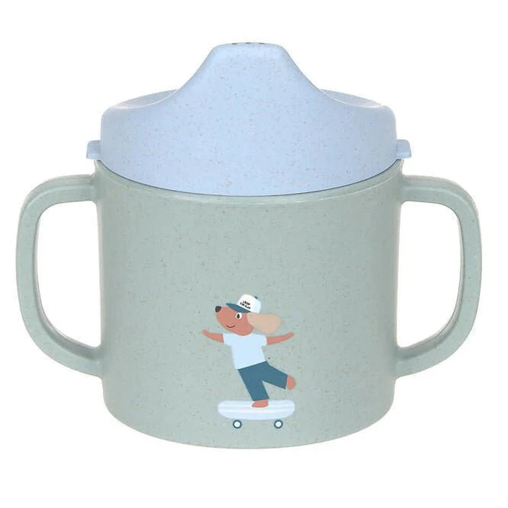 Lässig gobelet d’apprentissage Sippy Cup PP/Cellulose - Tiny Team Dog