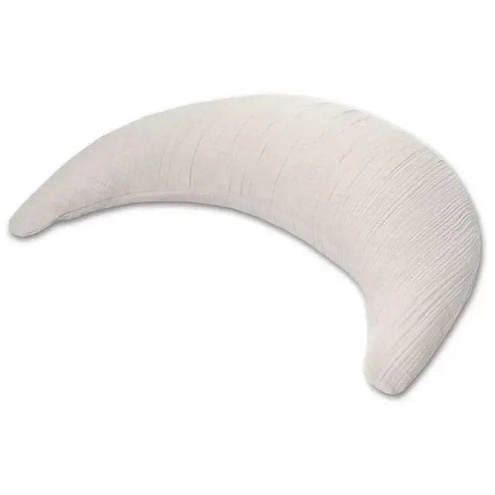 Theraline Coussin d’allaitement en tissu tétra, peluche douce, microbilles – Beige
