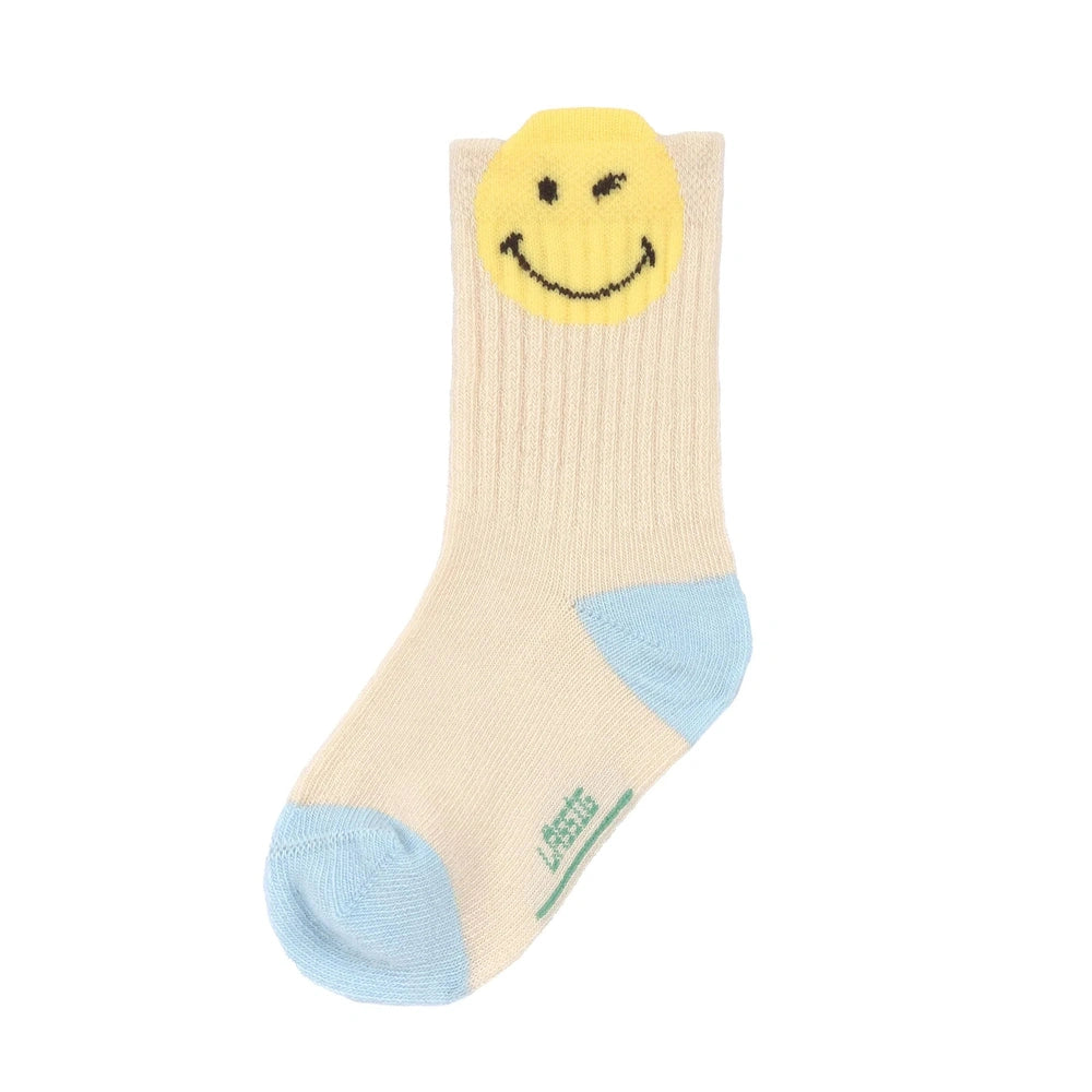 Chaussettes Lässig lot de 3 - Smiley World bleu