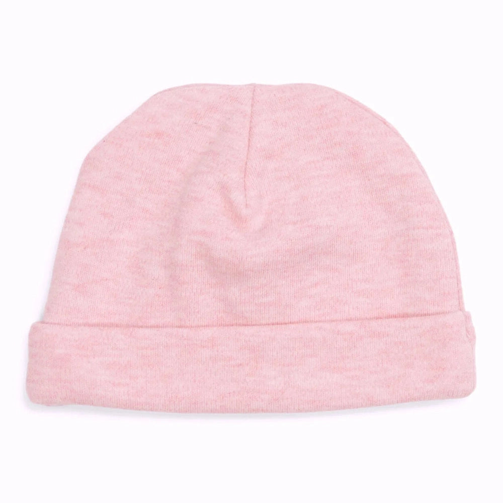 Poetree Kids Bonnet bébé 1-3 mois - Rose chiné
