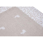 Jollein Gant de toilette hydrophile 15x20cm, lot de 2 - Dotted & Rabbit