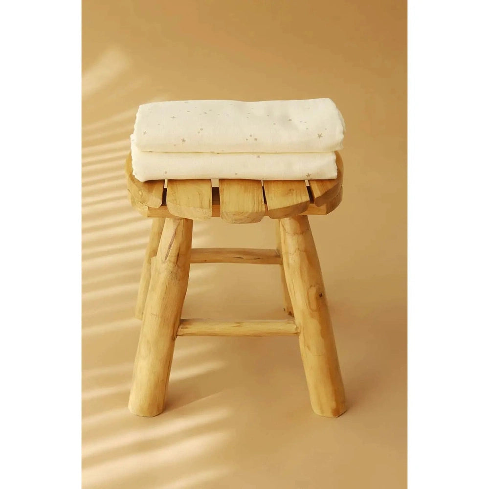Gloop! Lange d’emmaillotage douce en mousseline Sky Baby x2