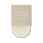 Zusss Petite bougie parfumée en emballage rentrée scolaire - blanc/vert clair