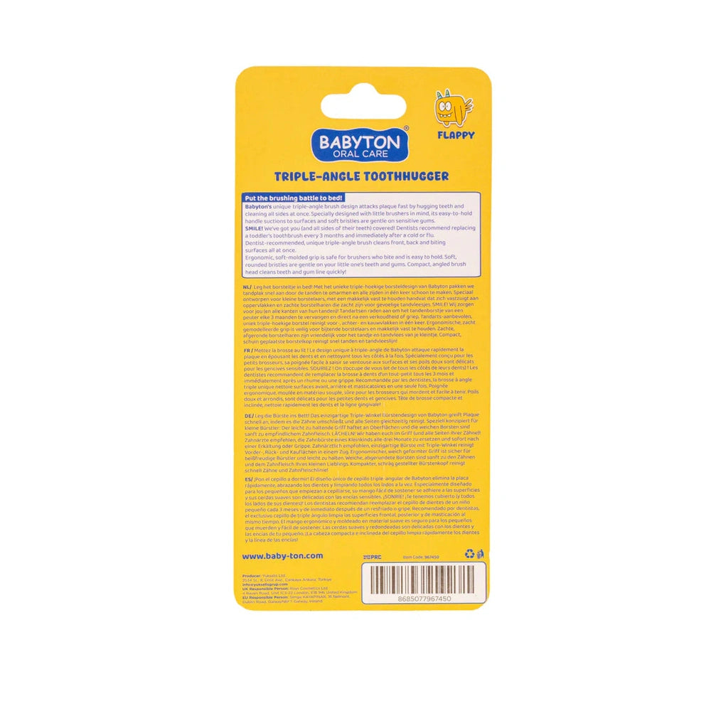 Babyton brosse à dents Toothhugger Flappy