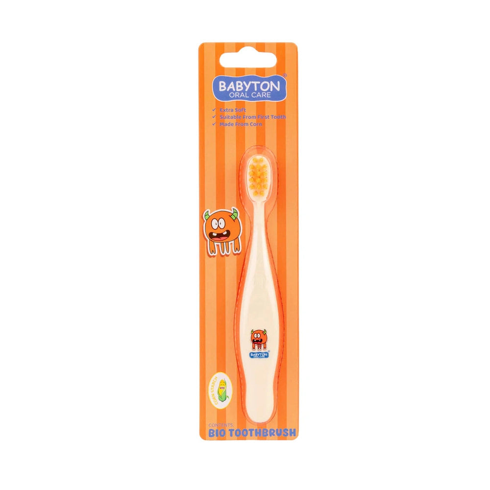 Brosse à dents bio Babyton à poils souples Lupy