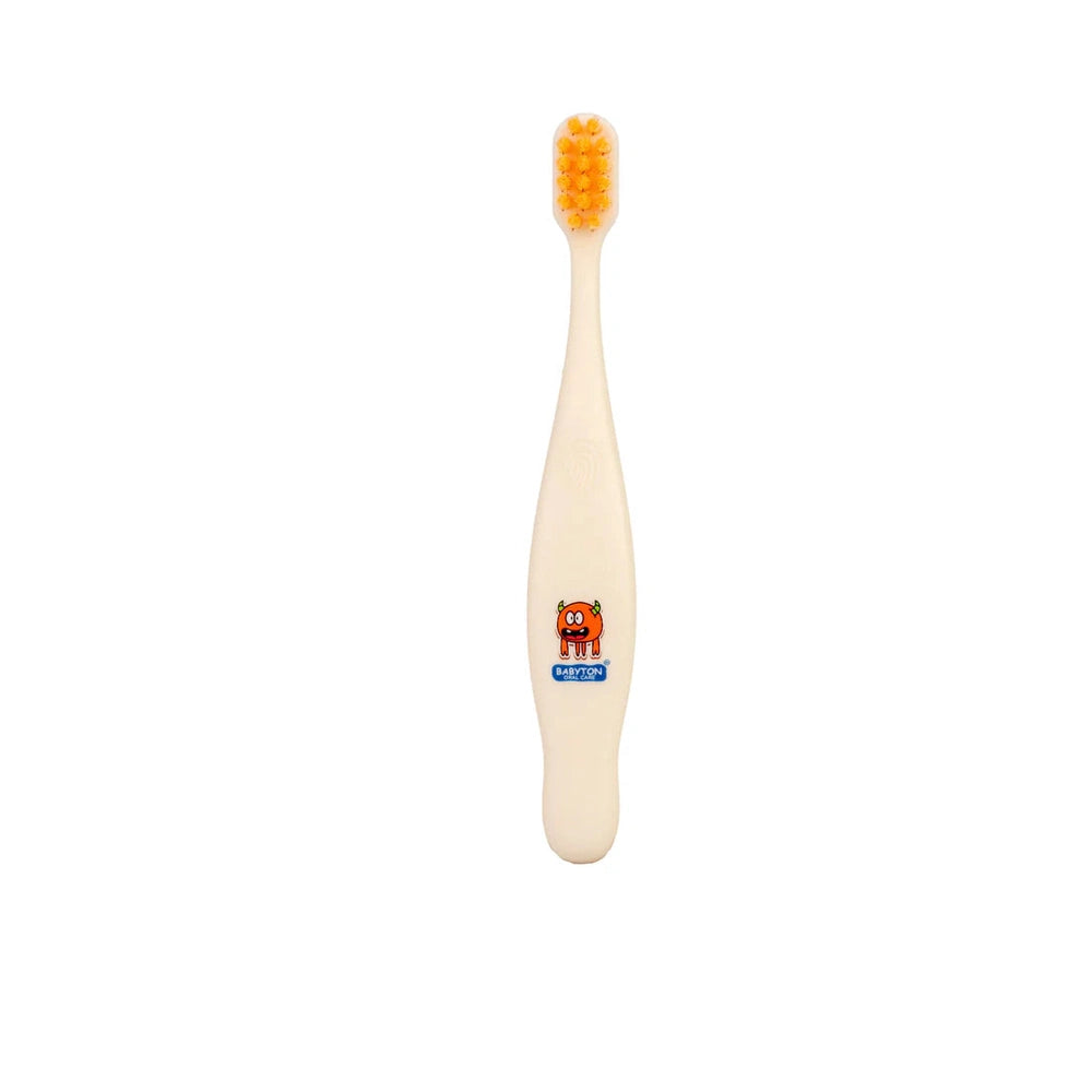 Babyton Brosse à dents bio à poils doux Lupy