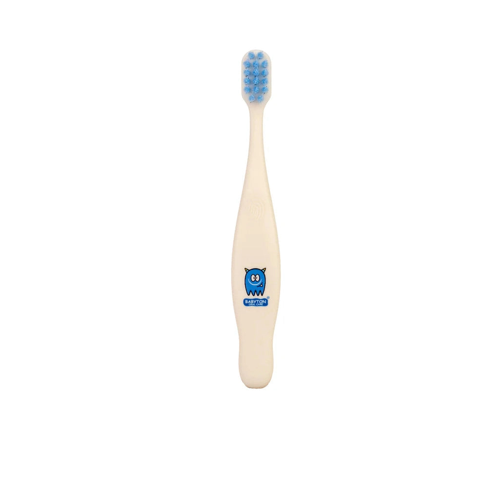 Brosse à dents bio Babyton, poils souples, coco