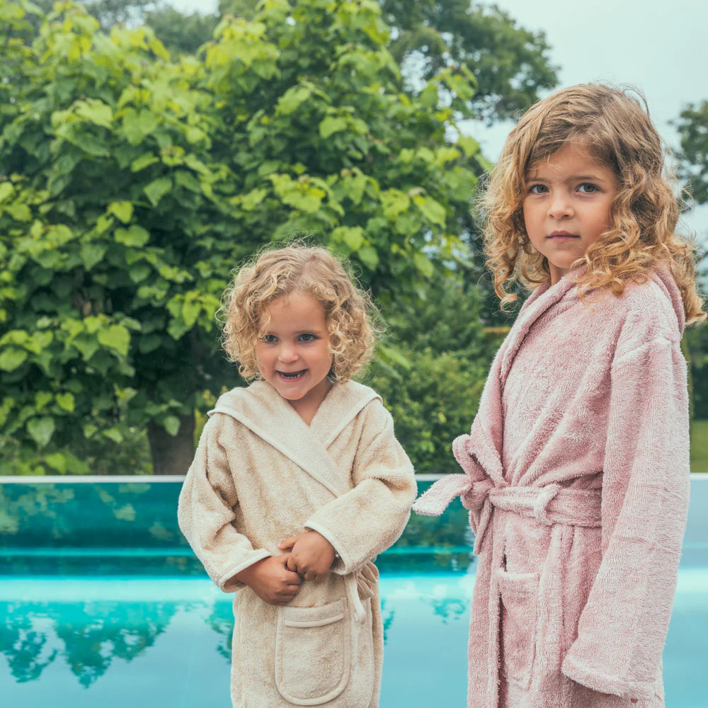 Timboo Peignoir enfants 4-6 ans - Amande givrée
