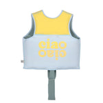 Lässig Gilet de natation pour enfants Pale - Bleu/Jaune