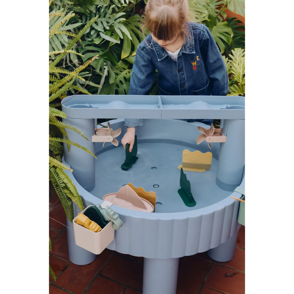 Liewood SEPP Table de jeu multifonctionnelle – Table à eau et table à sable – Bleu – +3 ans
