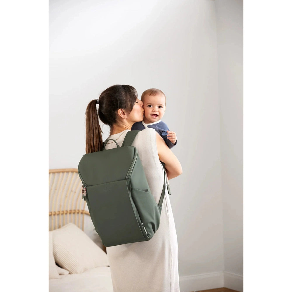 Sac à dos à langer Lässig Slender Up - vert olive
