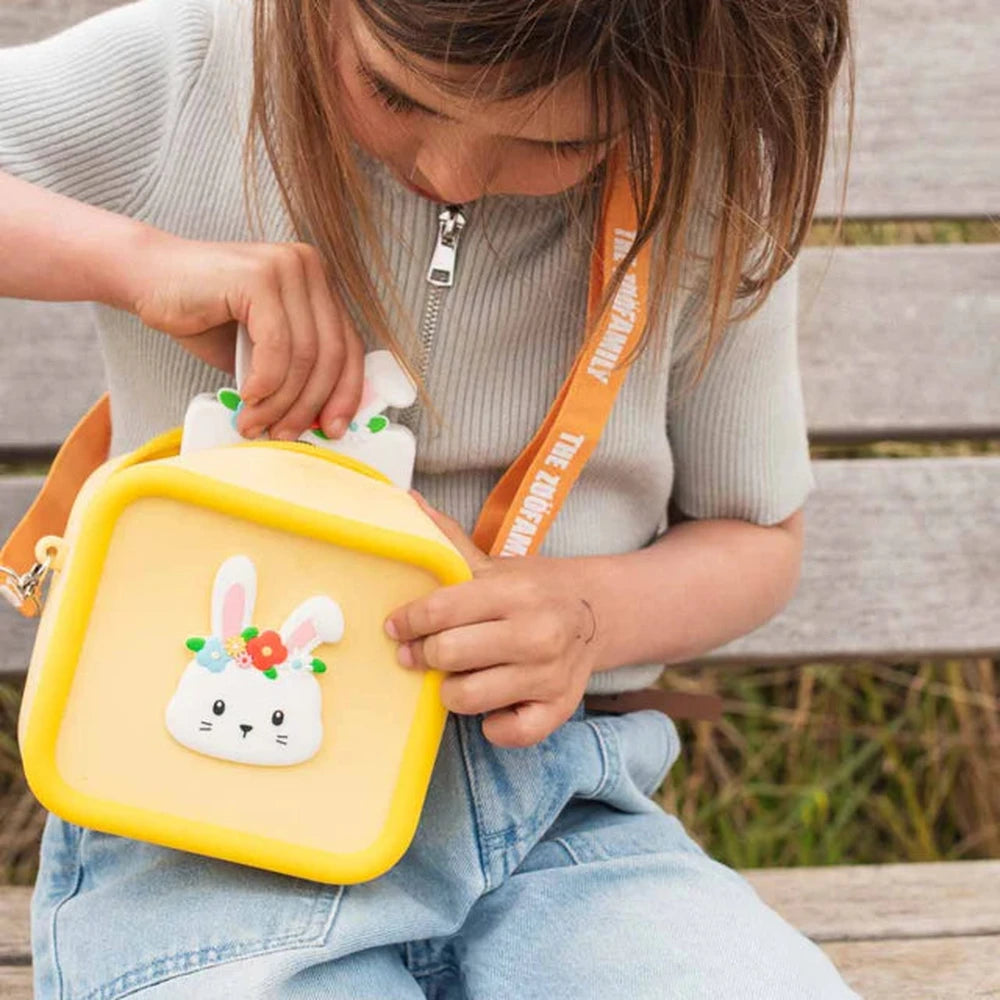 The Zoofamily sac appareil photo en silicone - lapin
