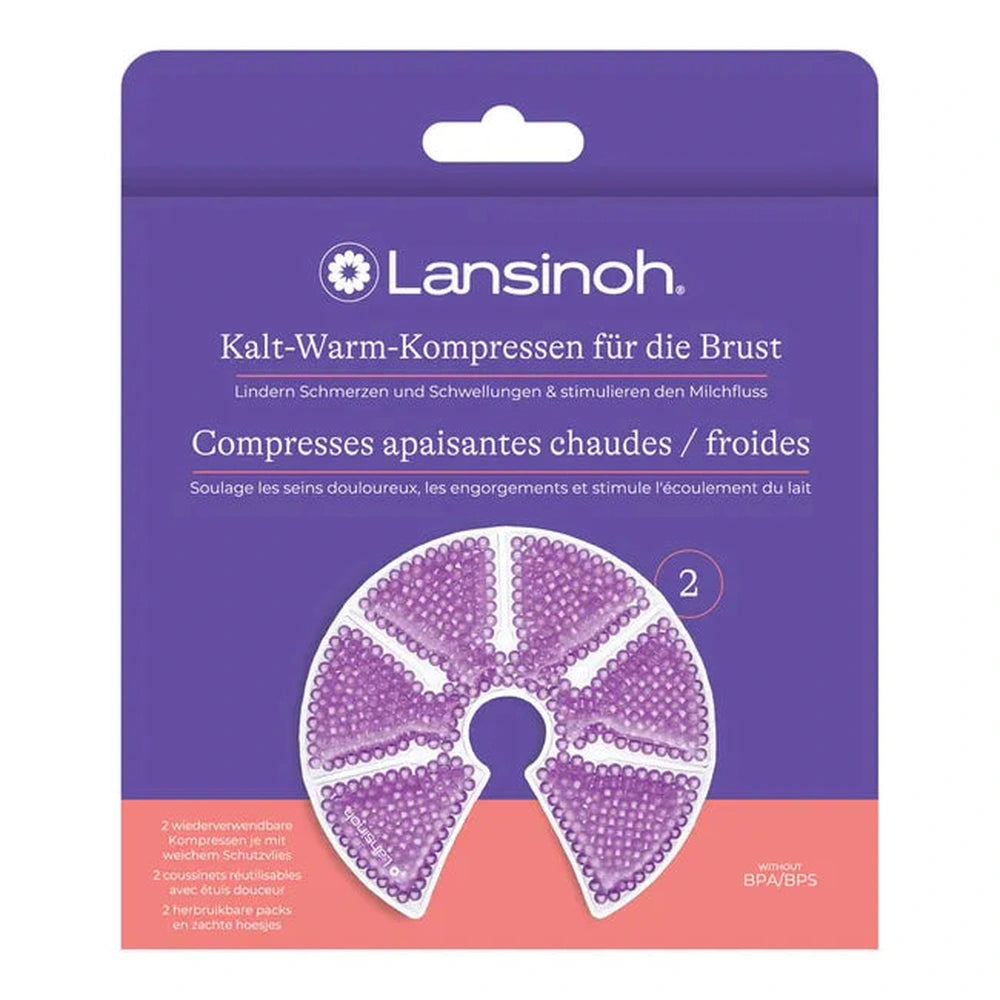 Lansinoh TheraPearl thérapie mammaire 3-en-1 chaud & froid