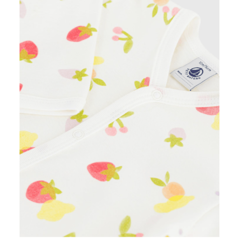 Pyjama bébé en coton à imprimé fruits Petit Bateau