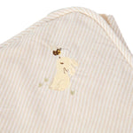 Cape de bain Little Dutch Newborn Naturals 75 x 75 cm - Baby Bunny