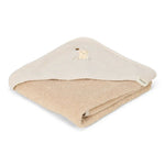 Cape de bain Little Dutch Newborn Naturals 75 x 75 cm - Baby Bunny