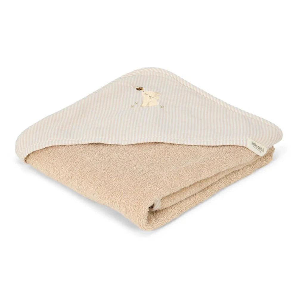 Cape de bain Little Dutch Newborn Naturals 75 x 75 cm - Baby Bunny