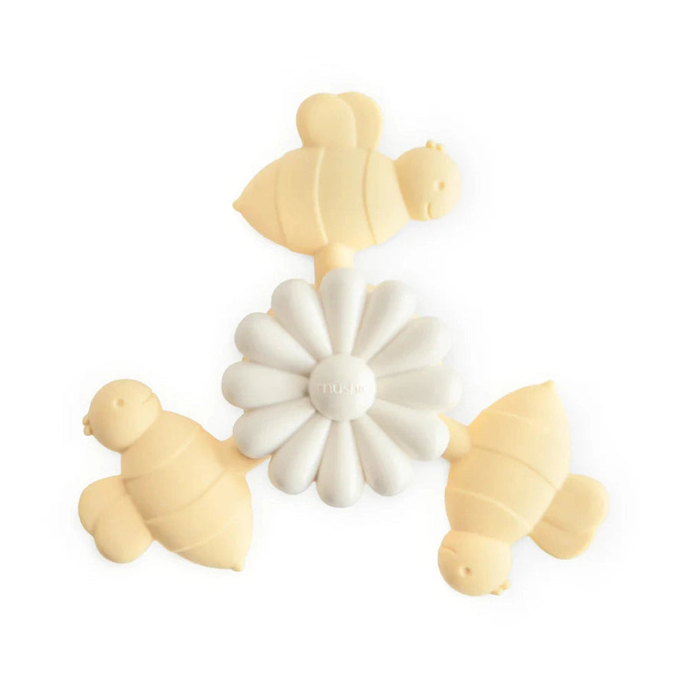 Jouet spinner pour bébé Mushie avec ventouse - Bee
