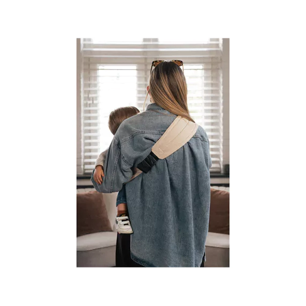 Monkose Hipster porte-bébé de hanche Linen Bisque