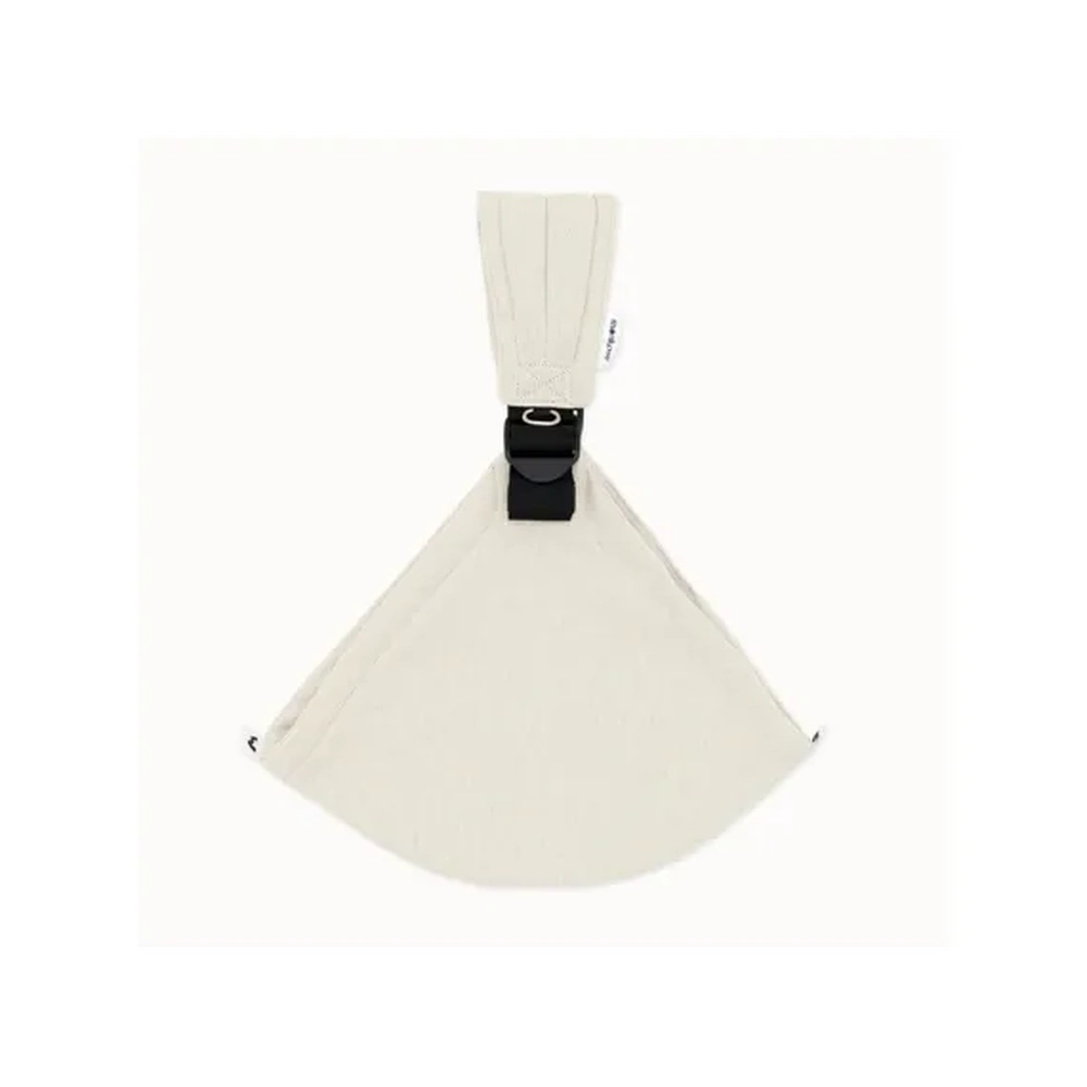 Monkose porte-bébé de hanche Hipster en lin bisque