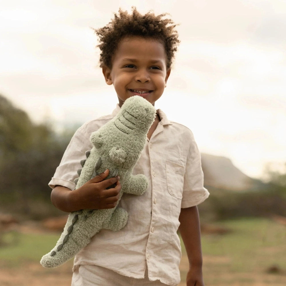 Little Dutch Safari Friends Peluche Crocodile - Vert