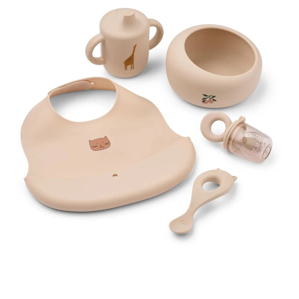 Liewood Ensemble repas bébé - Fleur de pommier
