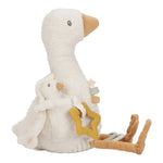 Little Dutch Newborn Naturals Peluche d’éveil Oie - Blanc