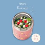 Fresk Pot de conservation/boîte isotherme alimentaire / Food Jar 500 ml - Butterfly