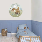 Little Dutch Cercle de papier peint - Forest Friends