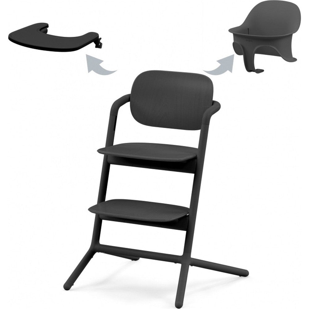 Cybex Lemo 3-in-1 Meegroei Eetstoel - Black