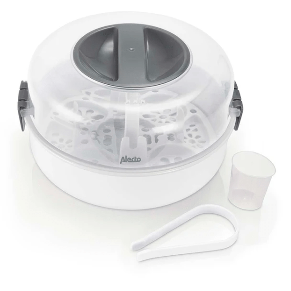 Alecto BW-04 Magnetron Fles Sterilisator - Wit