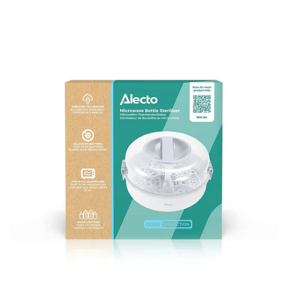 Alecto BW-04 Magnetron Fles Sterilisator - Wit
