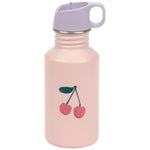 Lässig Drinkfles RVS Happy Fruits 500 ml - Cherry