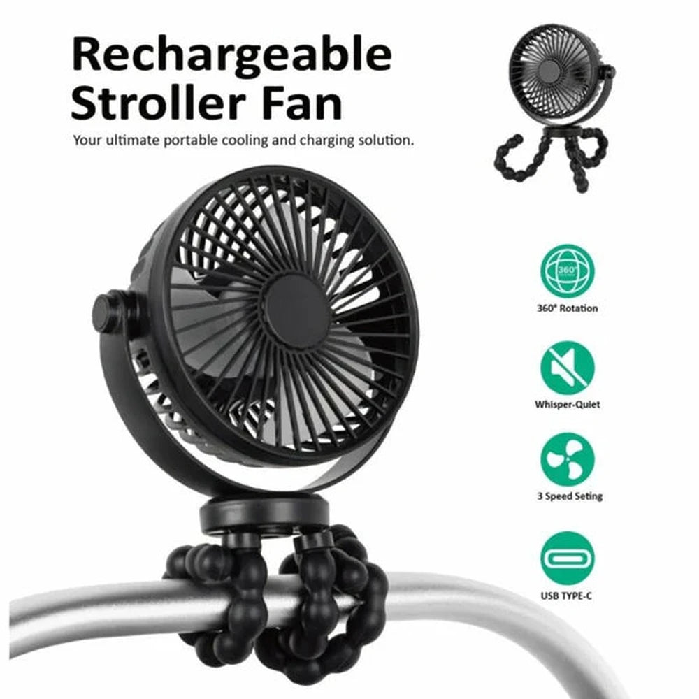 Titaniumbaby Ventilator Oplaadbaar
