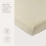 Meyco Hoeslaken Pre-Washed Hydrofiel 70x140cm - Soft Sand