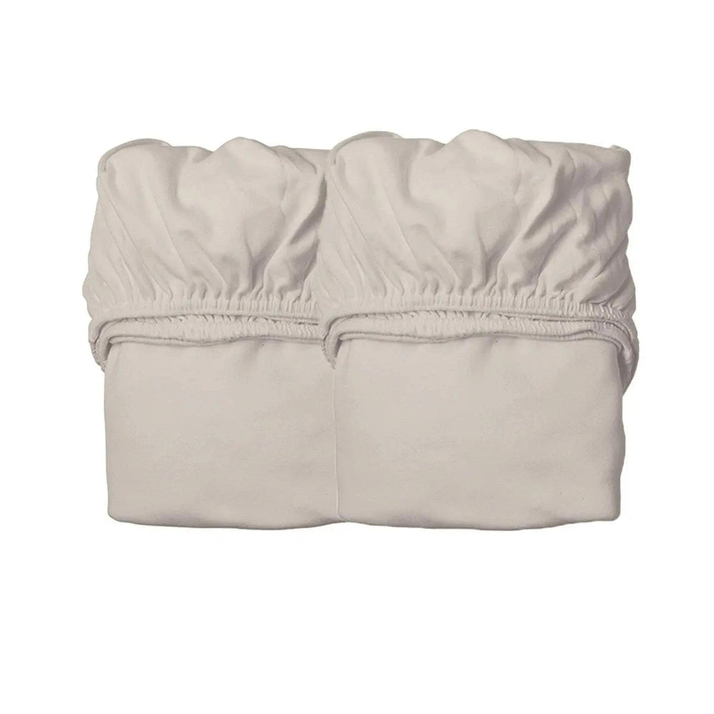 Leander Sheets For Babybed Organic 2-pack 60x120cm - Cappucino