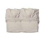 Leander Sheets For Babybed Organic 2-pack 60x120cm - Cappucino