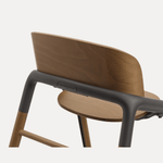 Bugaboo Girafe Stoel - Wood Grey