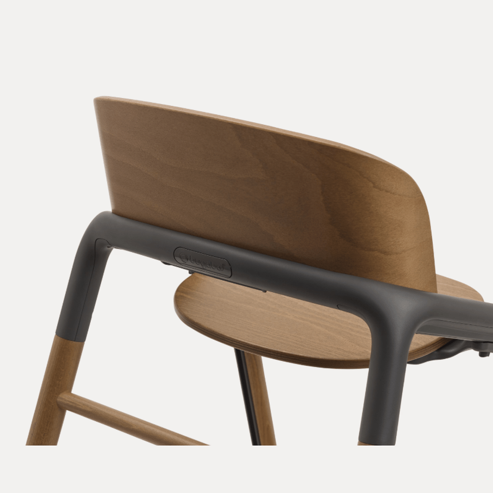 Bugaboo Girafe Stoel - Wood Grey