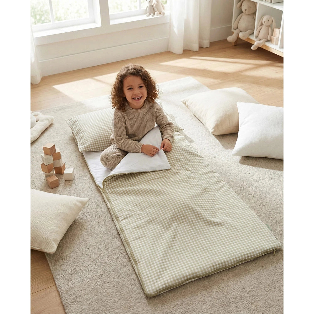 Molis&Co Kinderslaapzak Met Dekbed - Mint Tea 70x140cm