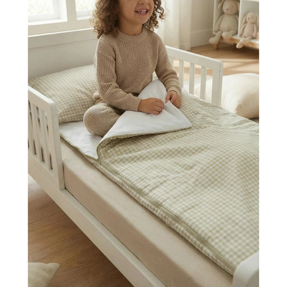 Molis&Co Kinderslaapzak Met Dekbed - Mint Tea 90x190cm