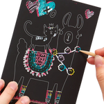 Ooly Mini Grattage et Gribouillage - Funtastic Friends