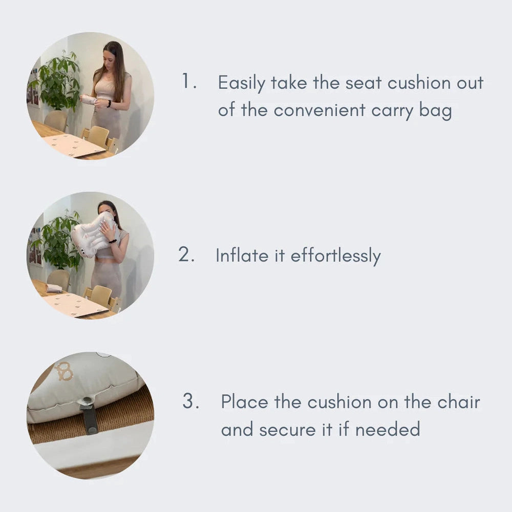 Noui Noui Rehausseur de chaise gonflable - Safari